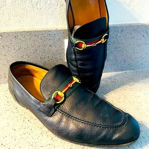 Authentic Gucci shoes men's leather loafer